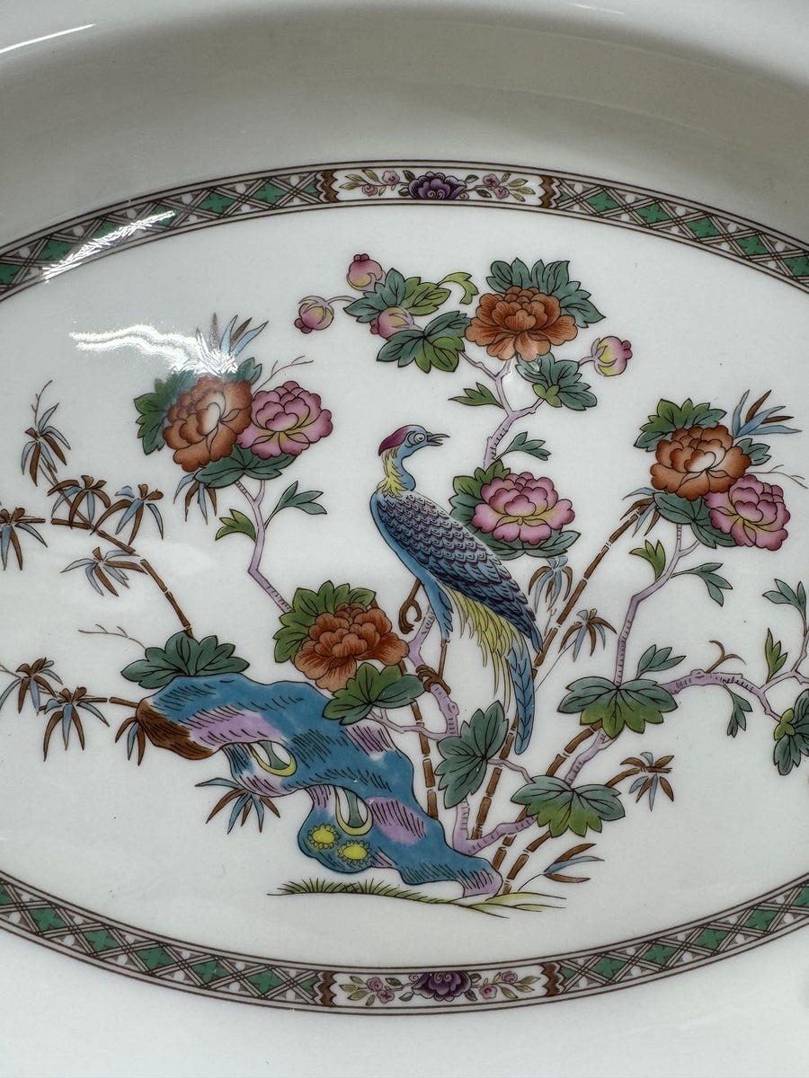 2-Piece Wedgwood England Kutani Crane Serving Set (F