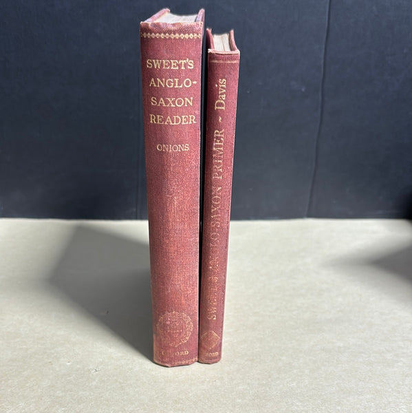 Pair Of Vintage Anglo-Saxon Books