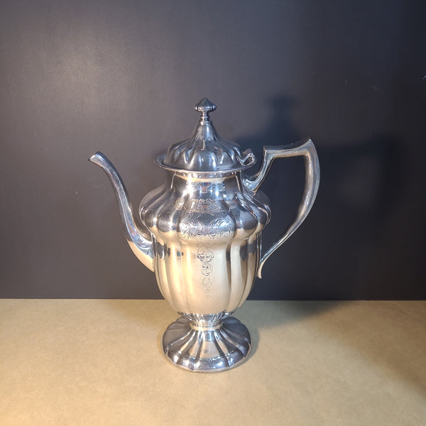 Vintage Forbes Silverplate Quadruple Teapot