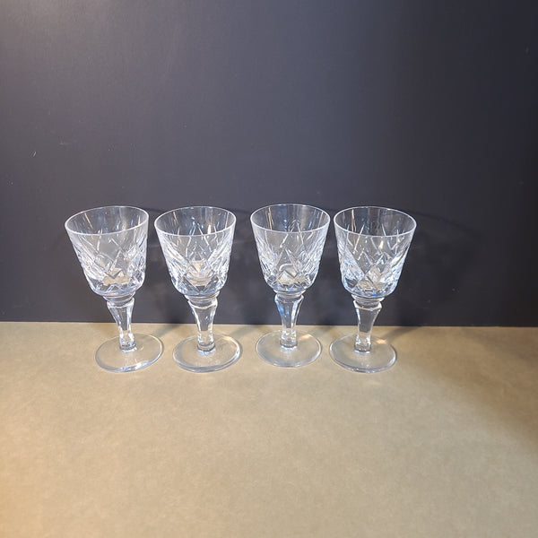 Lot of 4 Cordial Glasses