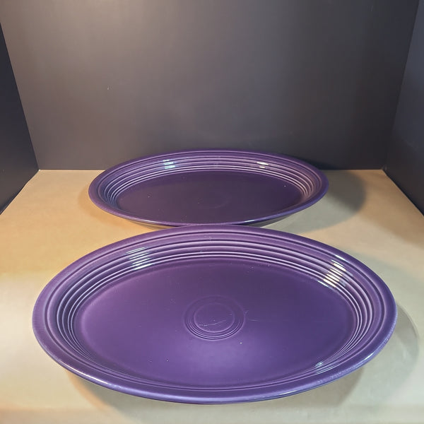 Pair of Fiesta Plum Oval Platters