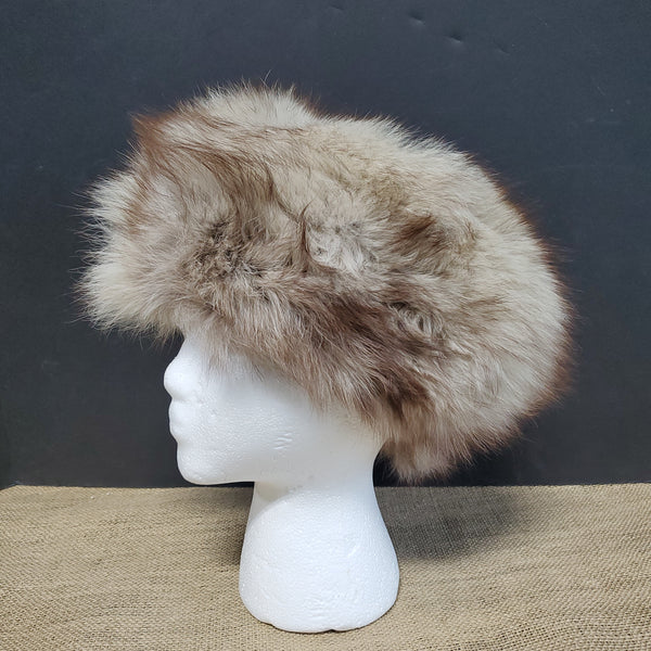 Vintage Fur Pill Box Hat