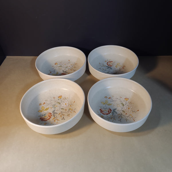 Set of 4 Temper-ware by Lenox Merriment Soup Bowls( 2 SETS AVAILABLE PRICED INDIVIDUALLY AT $30 EACH)