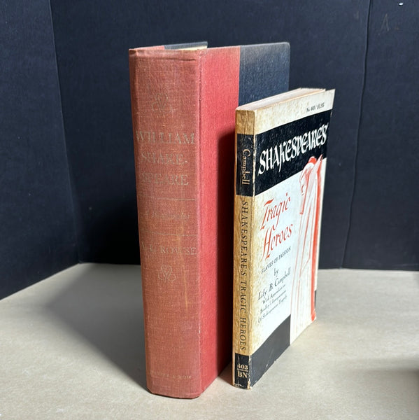 Pair Of Vintage Books About Shakespeare
