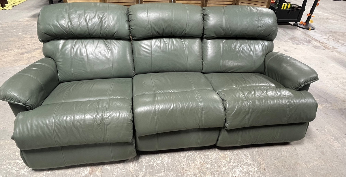LaZBoy Leather Reclining Sofa Williamsburg Estate Services