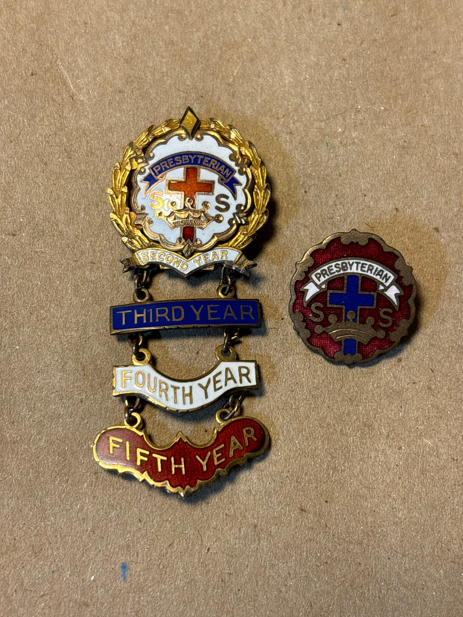 Sunday School Badges Williamsburg Estate Services