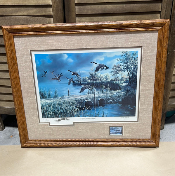 "Lifting to the North" signed Commemorative Print with Stamp by Ken Zylla
