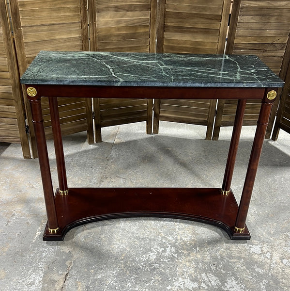 Bombay Style Console Table with Green Top