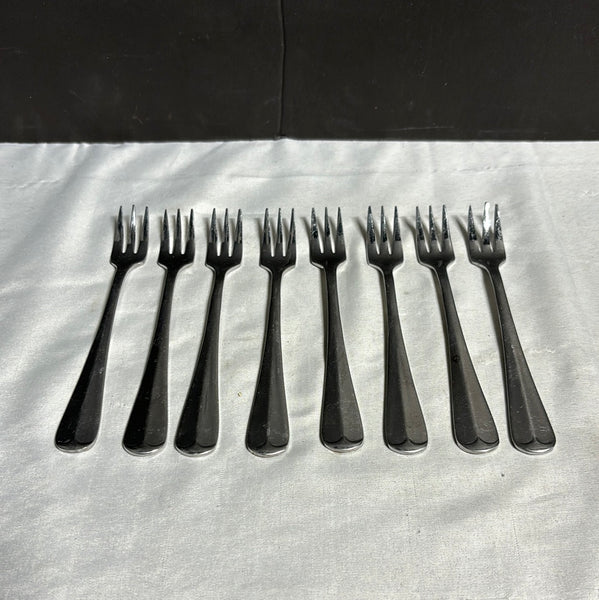 Set Of 8 Hoan Stainless Cocktail Forks