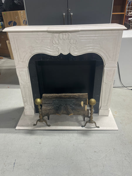 Marble Faux Fire Place, electric