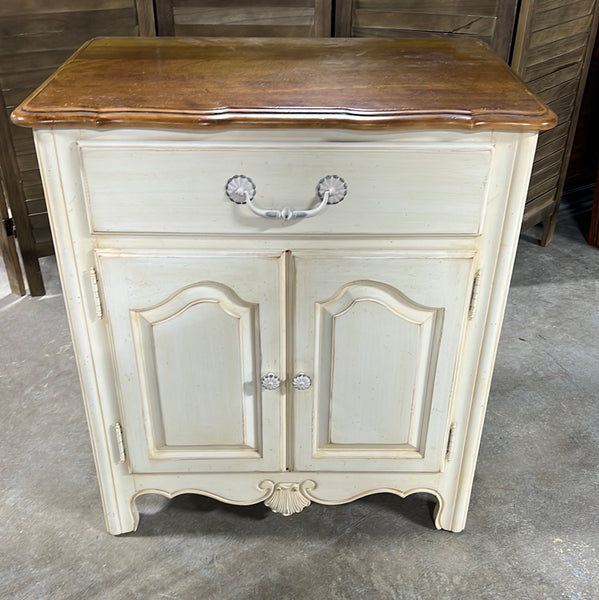 Ethan Allen Cream Painted Night Stand