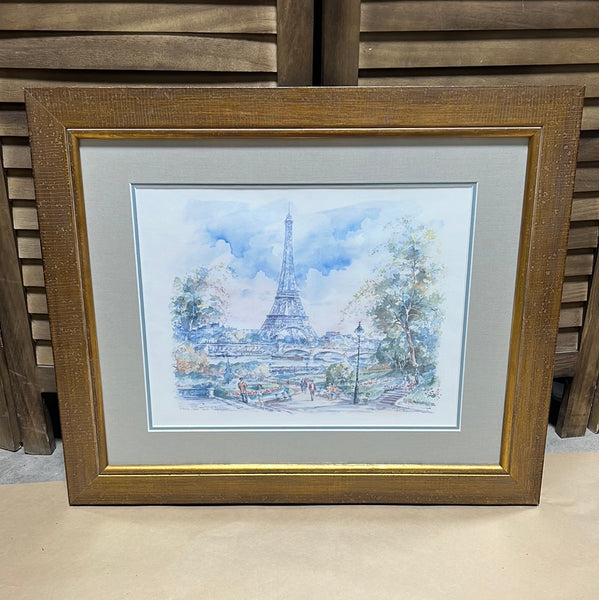 Paris - La Tour Eiffel by Legai - signed print
