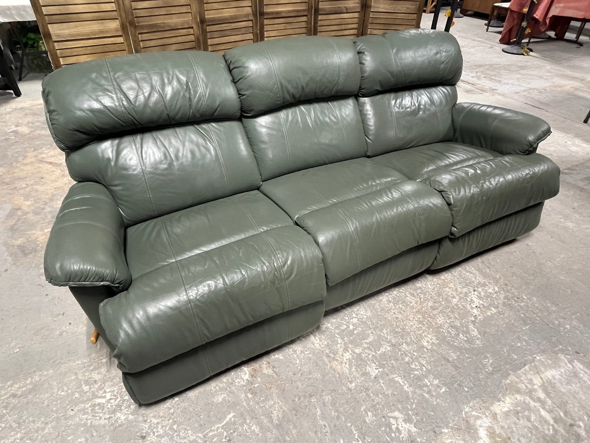 LaZBoy Leather Reclining Sofa Williamsburg Estate Services