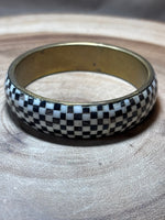 Checker Inlay Bracelet