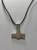 Sterling Viking Pendant on Adjustable Cord