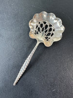Sterling Silver Oval Twist Nut Spoon with Engraving
