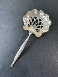 Sterling Silver Oval Twist Nut Spoon with Engraving