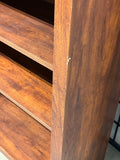 Pressed Wood Bookcase with Cardboard Backing