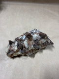 (G) Barite With Hematite Cluster