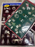 9-Piece Boxed Sets of Assorted Spun Glass Ornaments AS IS (READ DESCRIPTION CAREFULLY)