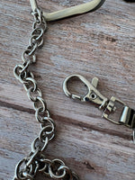 Retro Silver Tone Chain Adjustable Belt