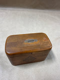 Vintage Wooden Bank Box