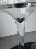 Pair of House of Hampton Clear Glass Pedestal Hurricanes