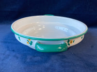 Riess Enamelware Country Floral Farmer Bowl