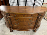 Foxcroft 2 Piece Lighted China Hutch, Cardboard Backing***HEAVY ITEM***READ DETAILS ON PICK UP POLICY***