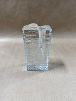 Marsberger Glassworks Ritzenhoff West Germany Block Glass Vase