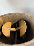Hand Crank Vintage Wooden Butter Churn Barrel
