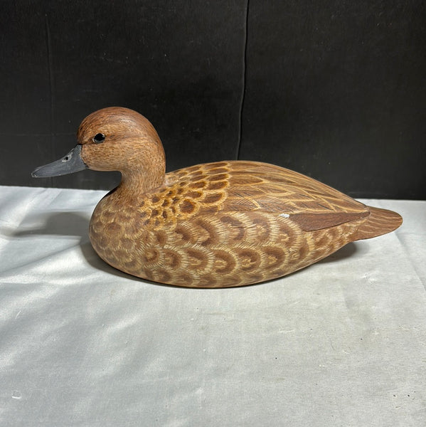 Vintage Tuttle Brown Duck Decoy