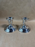 Weighted Sterling Candle Holders - Pair