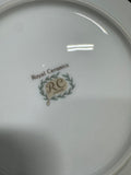 39-Piece RC Royal Ceramics Japan Silver Rimmed White China Set