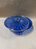 Cobalt Blue Anchor Hocking Baking Dish With Lid