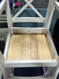 Two Tone Drop Leaf Table with 4 Chairs
