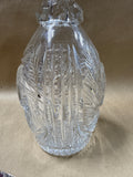 Heavy Clear Glass Decanter // 2 Available // Priced Individually