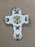 Porcelain Cross Pin/Pendant