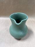 Matte Green Old Pot Shop Pottery Pitcher