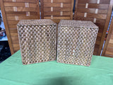 Set of 2 Sturdy Woven Baskets, 2 sets available, PRICED INDIVIDUALLY, $20 each