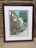 Brick House Tavern Print by DePaul; Signed