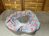 Coral Tone Scarf Lot, 3 pc