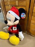 Christmas Mickey Mouse Plush, 22"