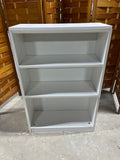 White Particle Board Bookcase