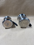 Pair Of Stainless Steel Frothing Pitchers