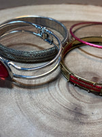 Pink Tone Bracelet Lot