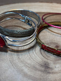 Pink Tone Bracelet Lot