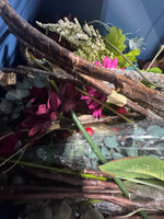 (C) XL Bin of Assorted Faux Floral Stems