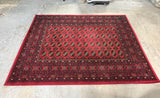 Machine Made Rust Color Rug, 7'7" x 5'3"