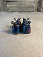 (A) Set Of 4 Footed Silver Plate Egg Cups